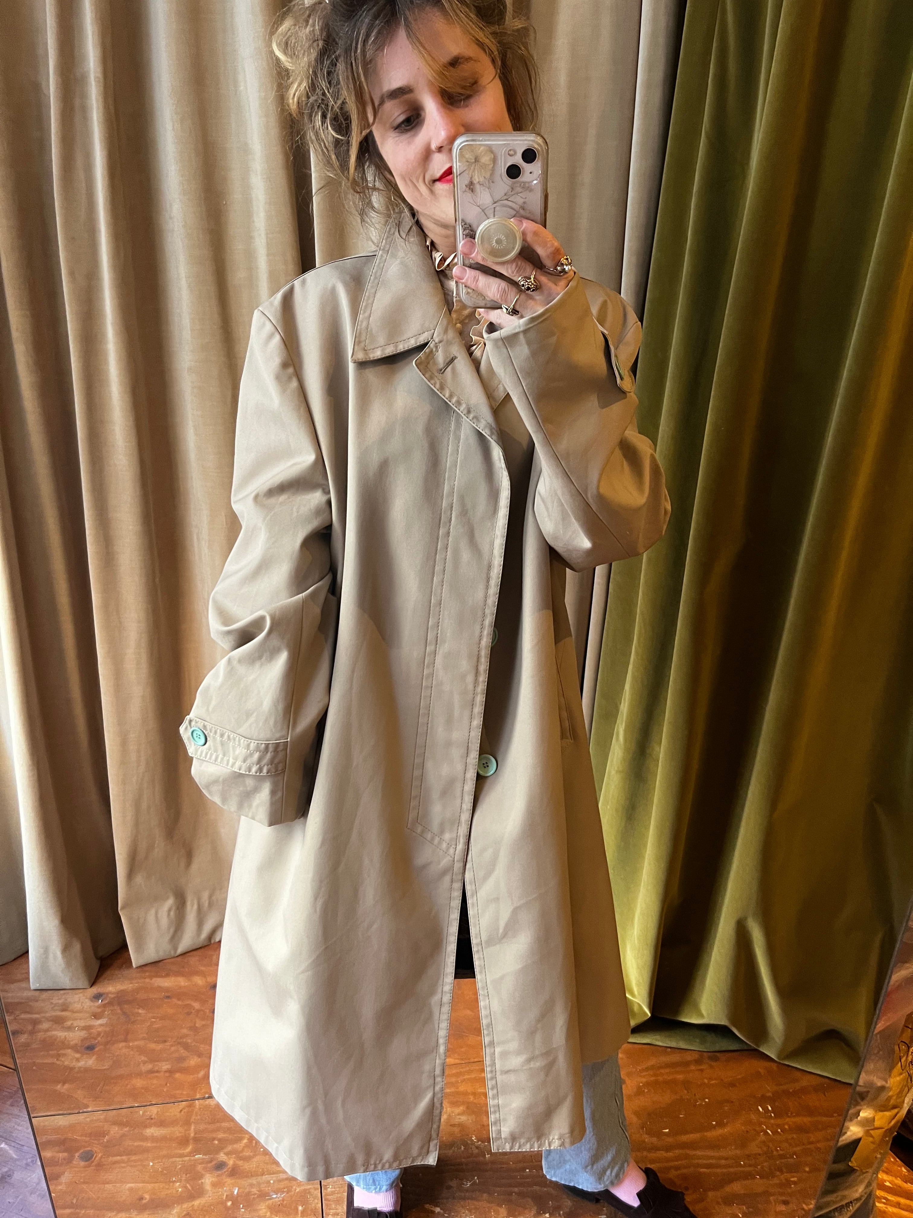 Oversize trench